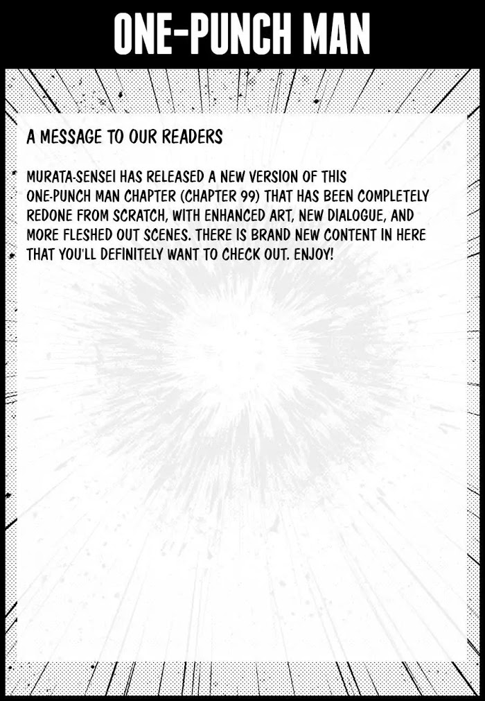 One Punch Man - Chapter 99.3 image 01